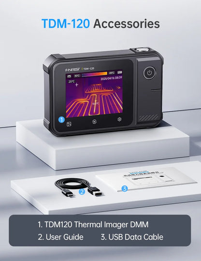 Infrared Thermal Camera Multimeter with 120x90 Resolution