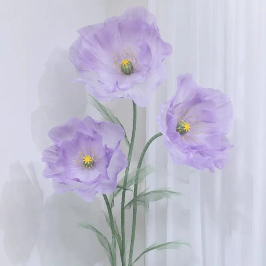 Artificial Poppy Flower Decoration Wedding Party Display