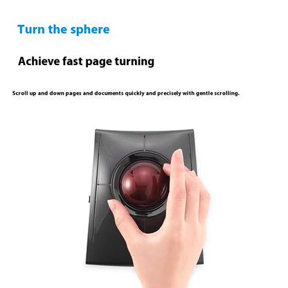 Wireless Ergonomic Trackball Mouse with Customisable Controls