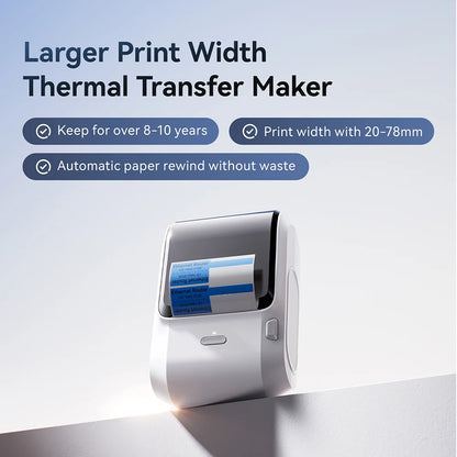 78x100mm Thermal Label Printer with 2 Rolls