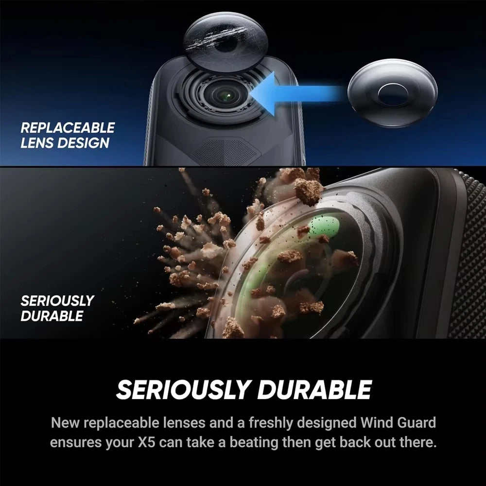 128GB X5 Bundle 72MP 360° Waterproof Camera