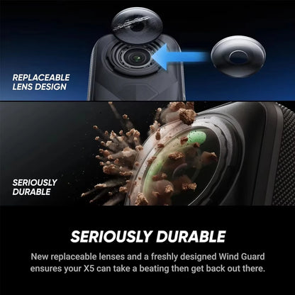128GB X5 Bundle 72MP 360° Waterproof Camera