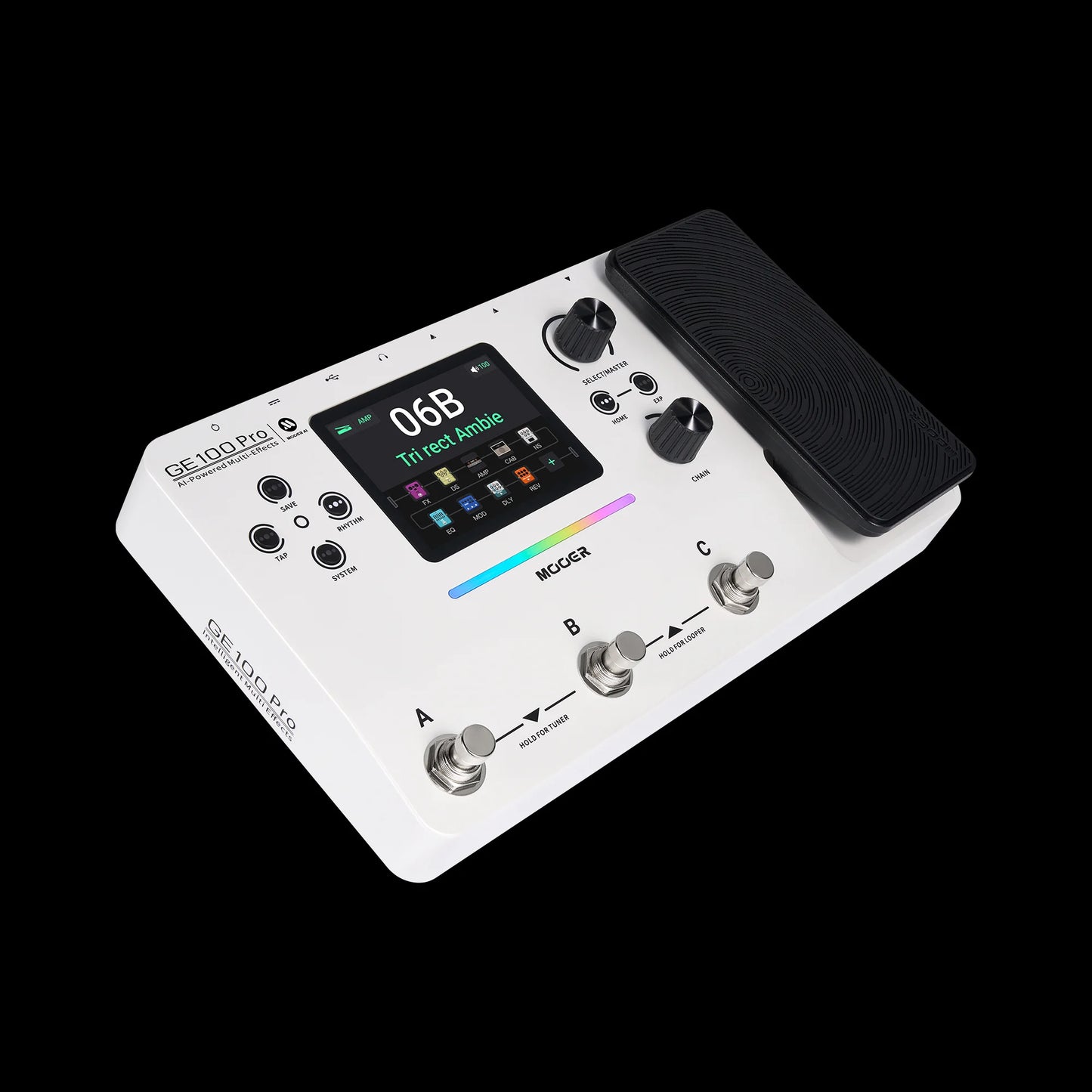 Multi Effects Guitar Pedal with 50 Tone Banks