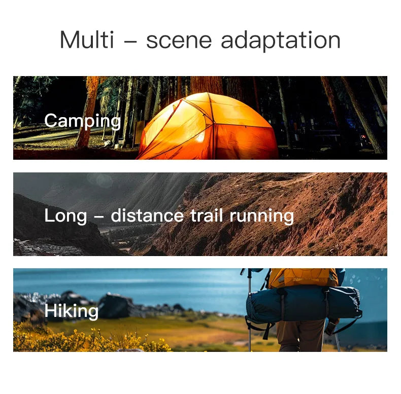 White 30L Lightweight Waterproof Hiking Backpack for Outdoor Adventures