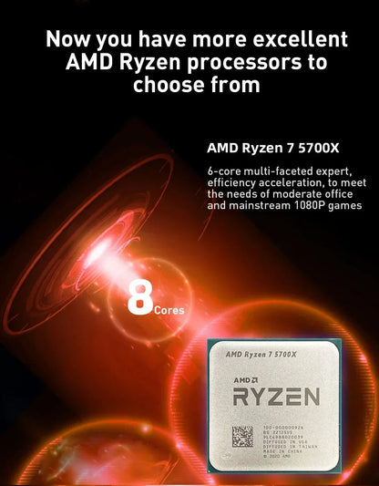 AMD Ryzen 7 5700X 8 Core 16 Thread CPU Processor