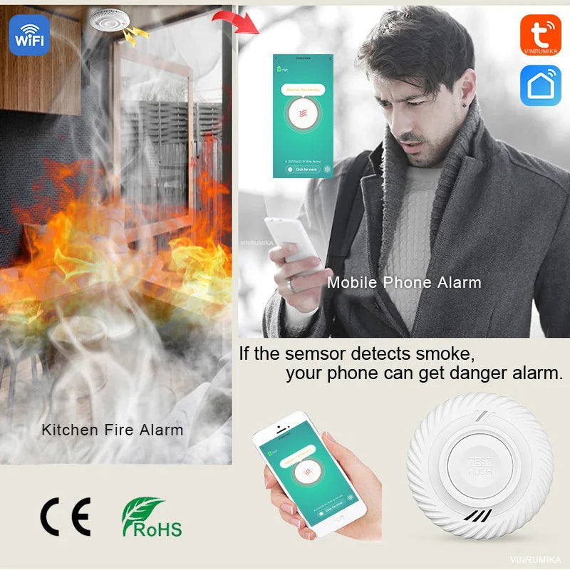 Home Fire Alarm with Multi-Device Interlinked Sensors