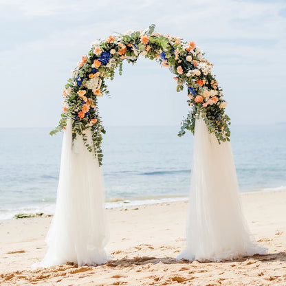 Large Metal Wedding Balloon Arch Stand for Garden Events
