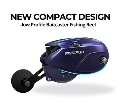 Aluminum Baitcaster Fishing Reel 17kg Drag Freshwater Saltwater