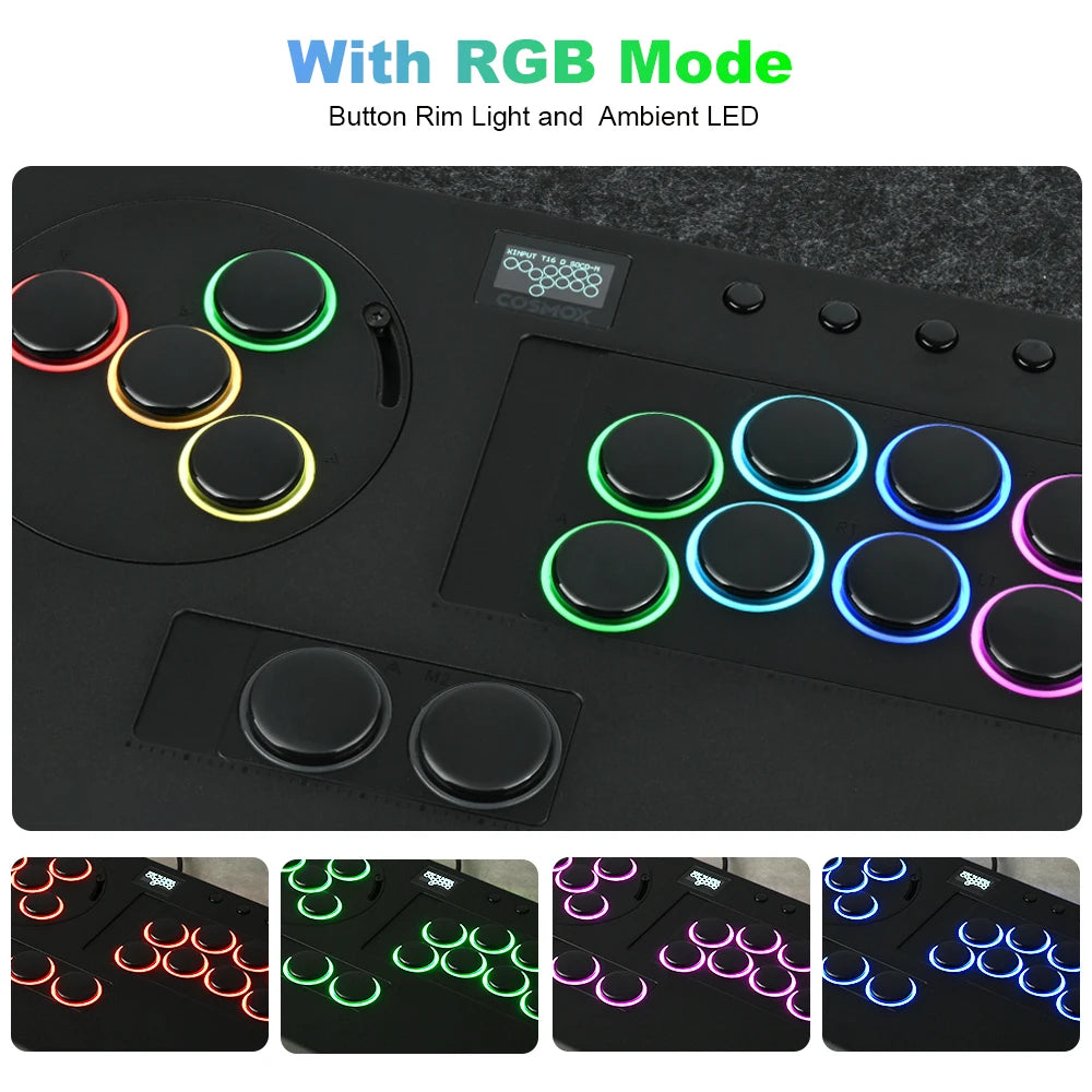 Leverless Arcade Controller Adjustable Buttons Multi Platform