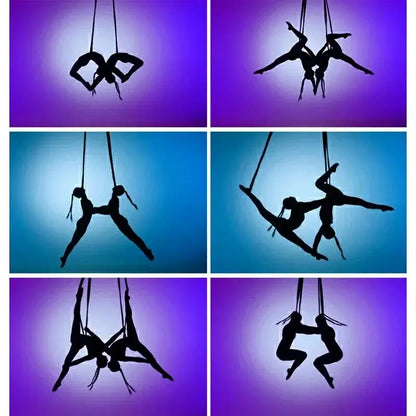 2m Double Loop Circus Aerial Suspension Straps