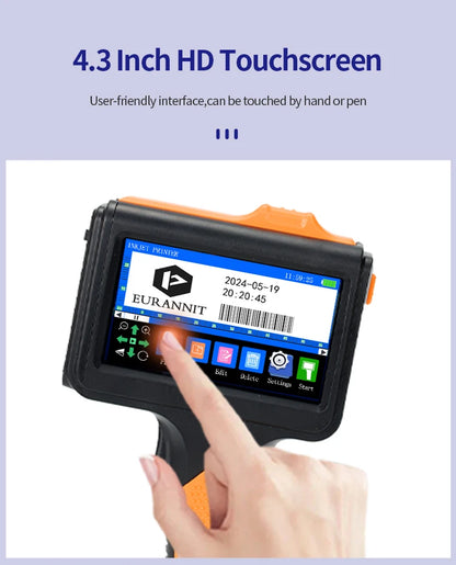Portable Coding and Label Printer with 2 Inks QR Printing