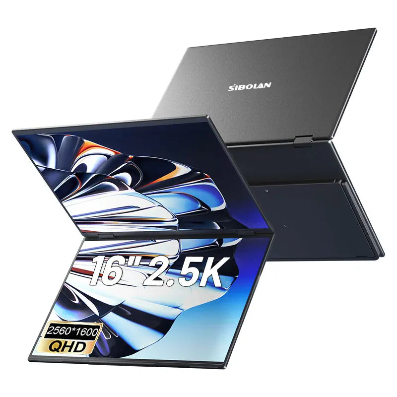 16" Portable Dual Screen Monitor 2.5K USB-C HDMI