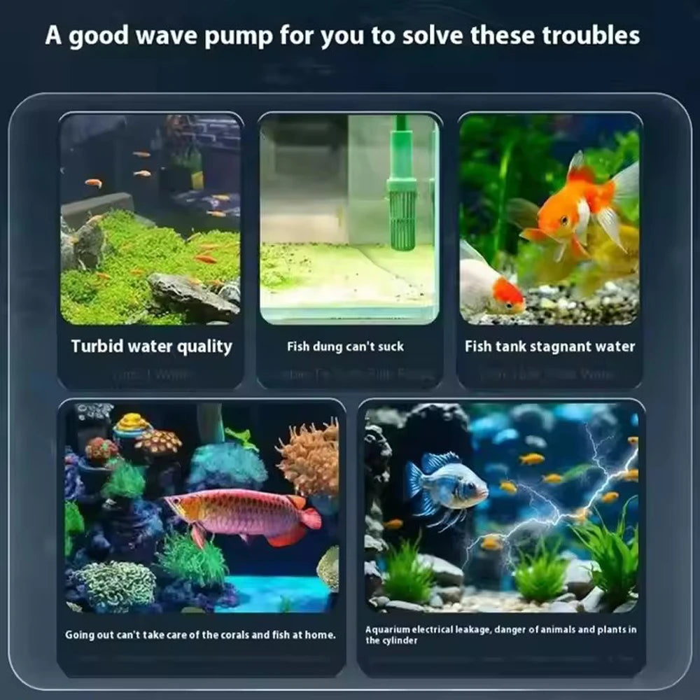 Compact DMP-40 Fish Tank Wave Maker