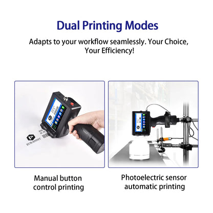 25.4mm Mini Handheld Inkjet Printer for QR and Barcodes