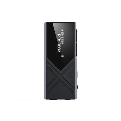 High Resolution Portable USB DAC Decoder with Balanced Output Black