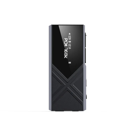 High Resolution Portable USB DAC Decoder with Balanced Output Black