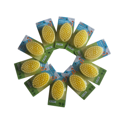 10-Piece Silicone Pet Grooming Brush Set