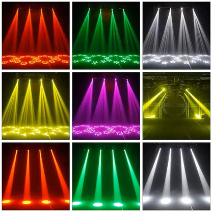 Professional 150W RGBW DJ Stage Light with 12 Channel Control