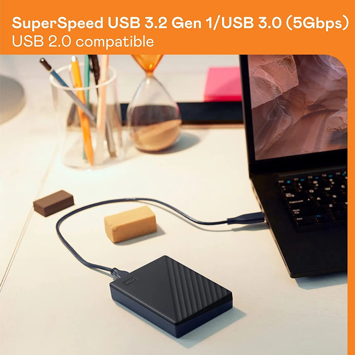 Western Digital Portable 4TB External Hard Drive USB 3.0