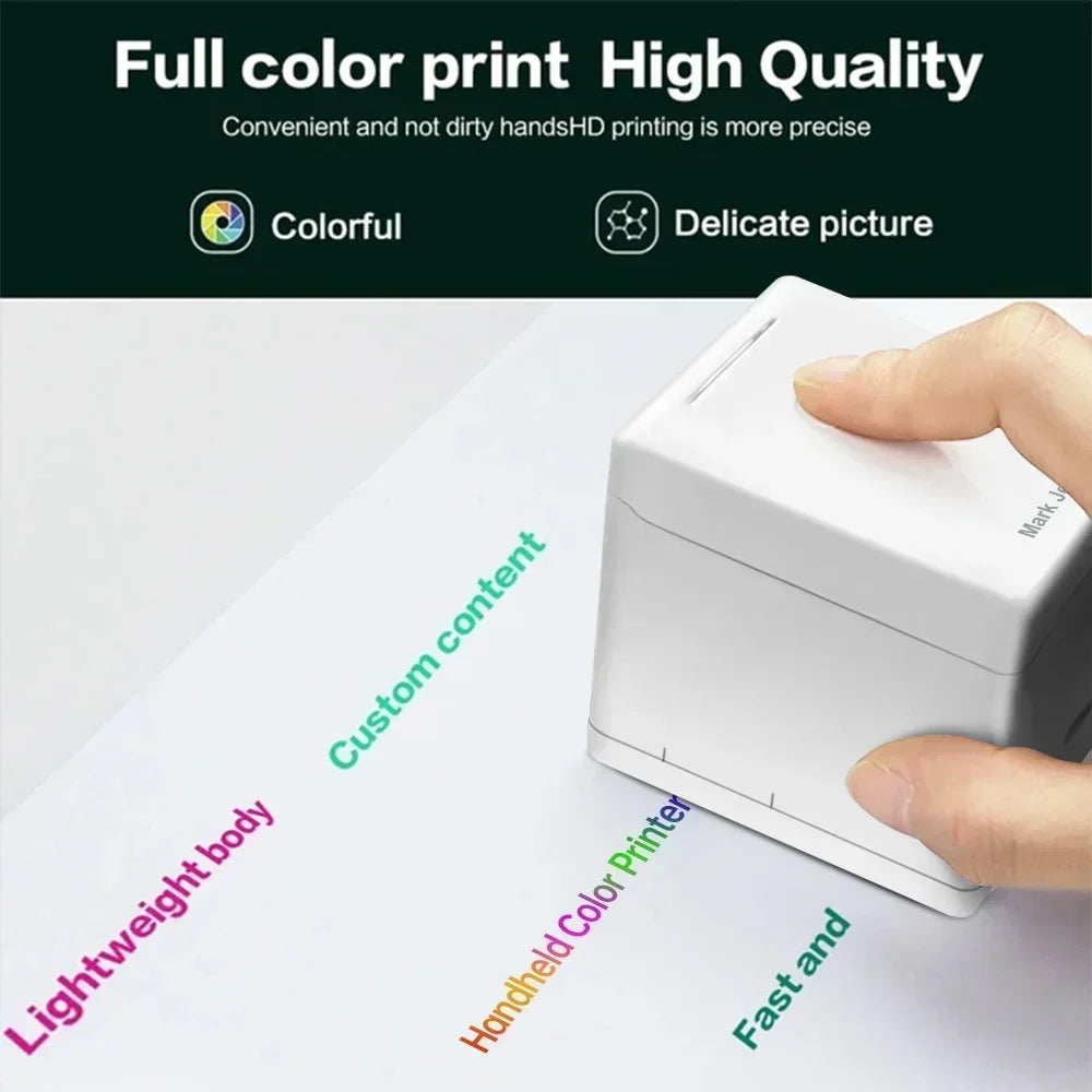 Handheld Inkjet Printer Quick Dry Ink for Portable Use