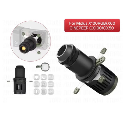 Mini Spotlight Snoot Kit for Bowens Mount Lighting