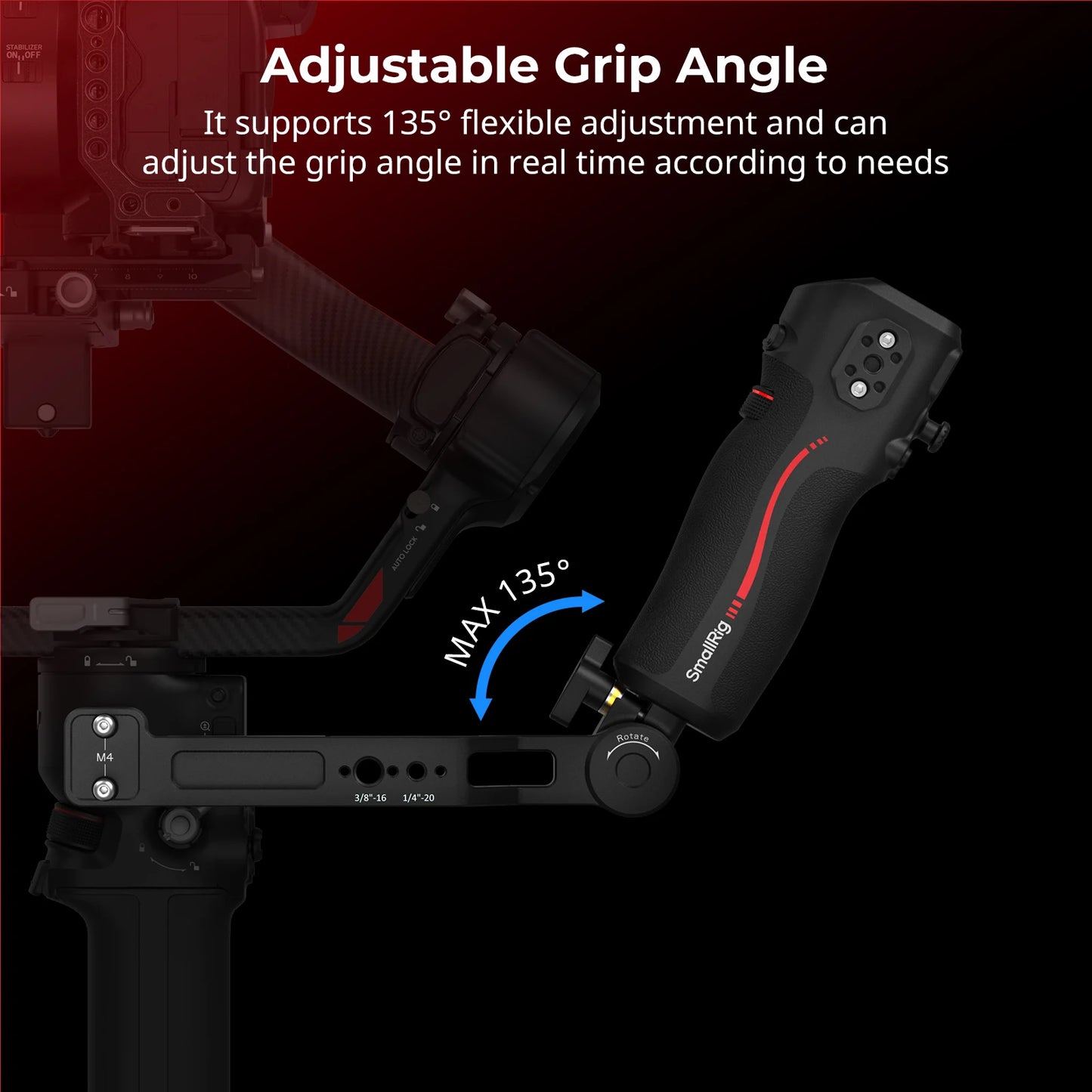 Dual Handle Focus Control Rig for RS2/RS3 Pro Gimbals