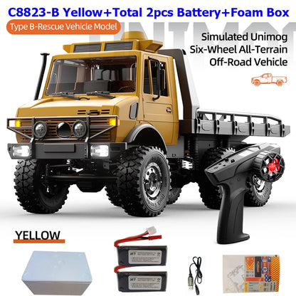 6WD RC Off-Road Transport Truck LED
