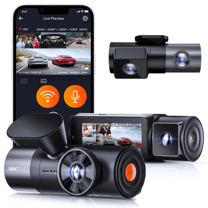 N5 4-Camera Car Dash Cam 2.7K HD