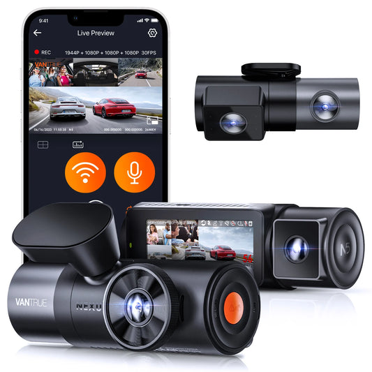 N5 4-Camera Car Dash Cam 2.7K HD