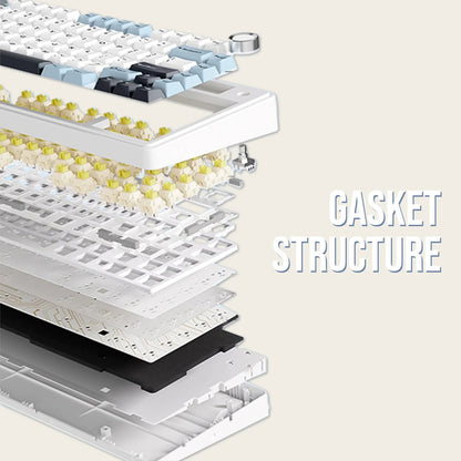 Side Printed Keys Wireless Mechanical Keyboard RGB Hot Swap