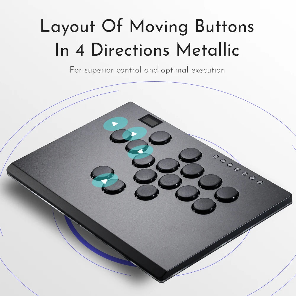 Leverless Arcade Controller Aluminium Alloy PC PS4 PS5