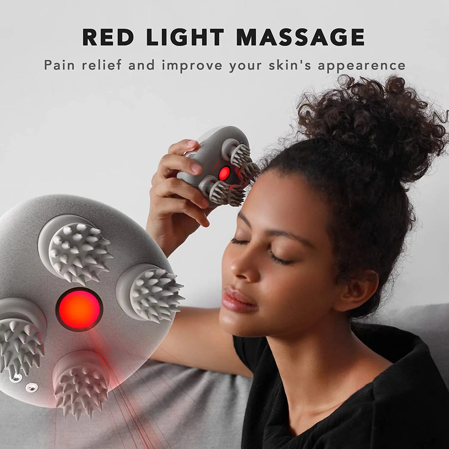 Portable Electric Head Massager for Hair Care and Relaxation