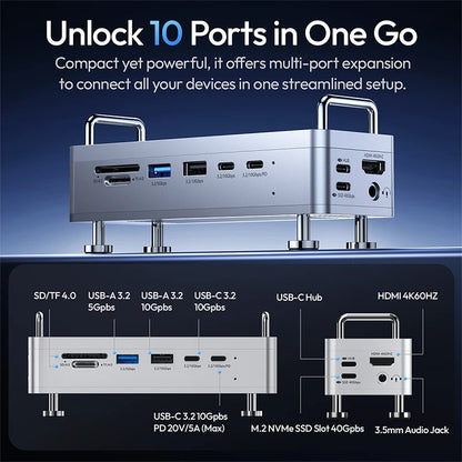 Mac Mini Docking Station with SSD Storage Expansion