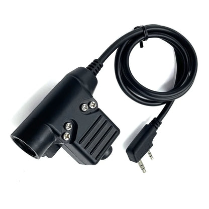 Electronic Hearing Protection Headset with Helmet Rail Adapter