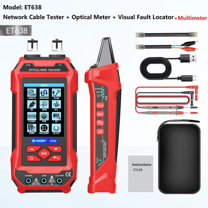 Multimeter Cable Tracker with Optical Power Meter