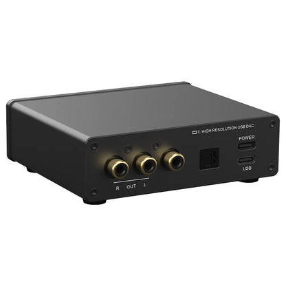 High-Resolution USB Audio DAC 768kHz 32-Bit