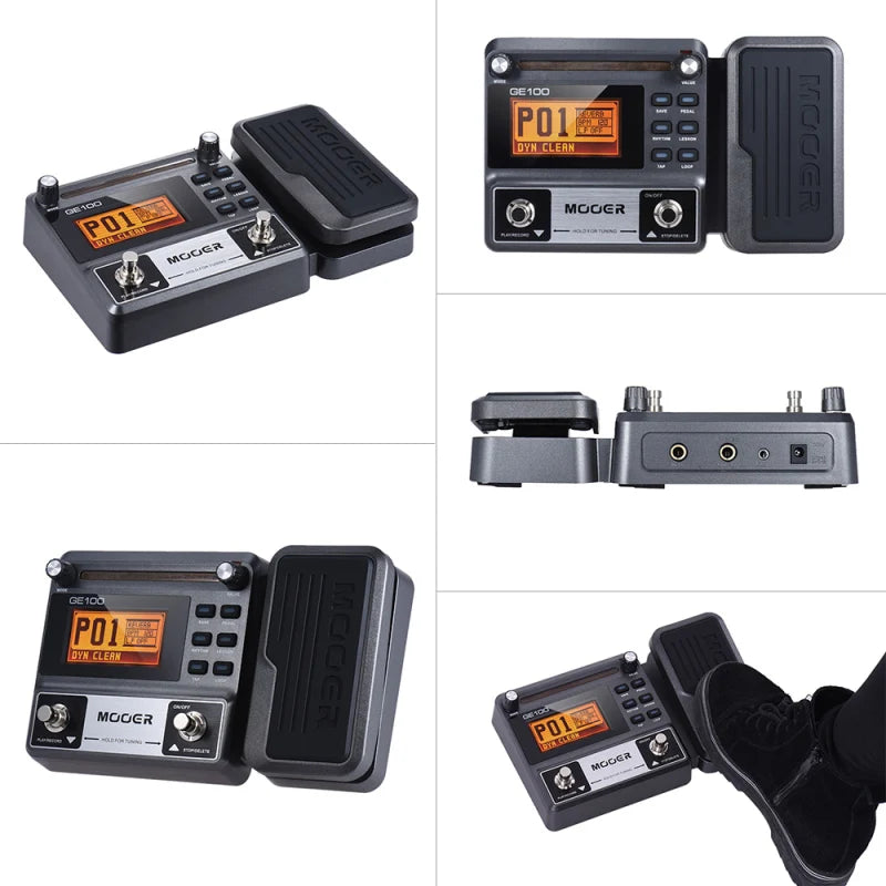 Portable Guitar Multi-Effects Processor Pedal with Loop and Tuner
