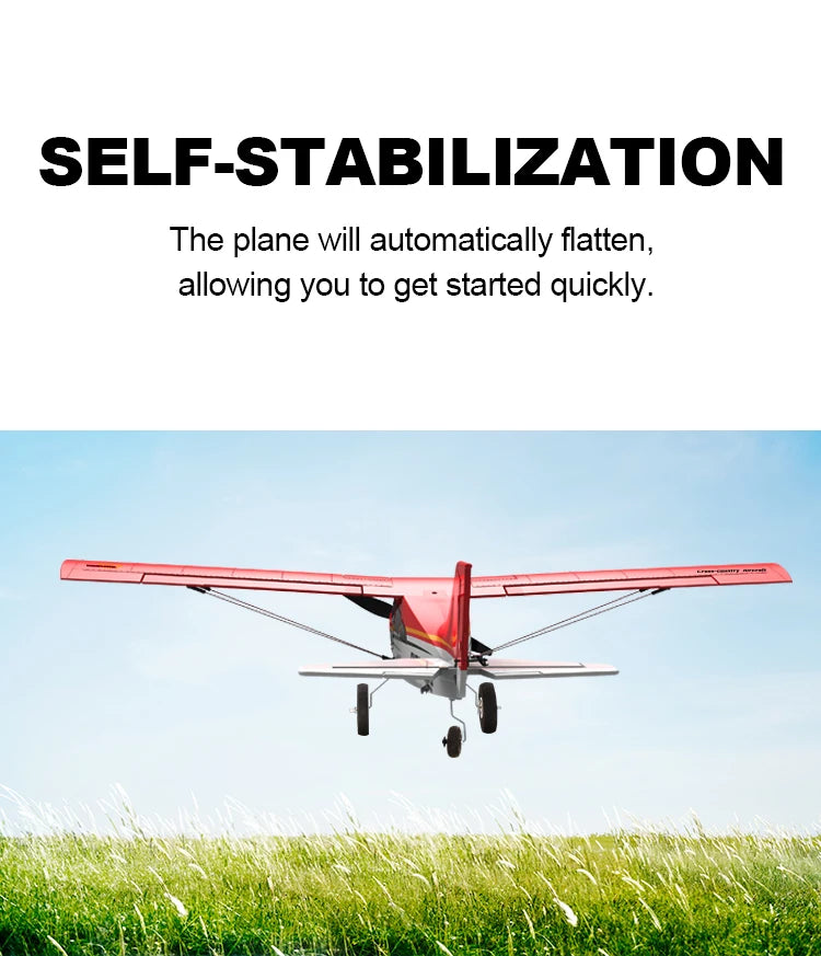 Blue 4CH Brushless RC Airplane with EPP Foam Design