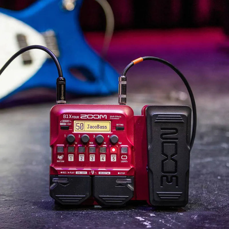 Zoom B1X FOUR Guitar Multi-Effects Pedal with Expression
