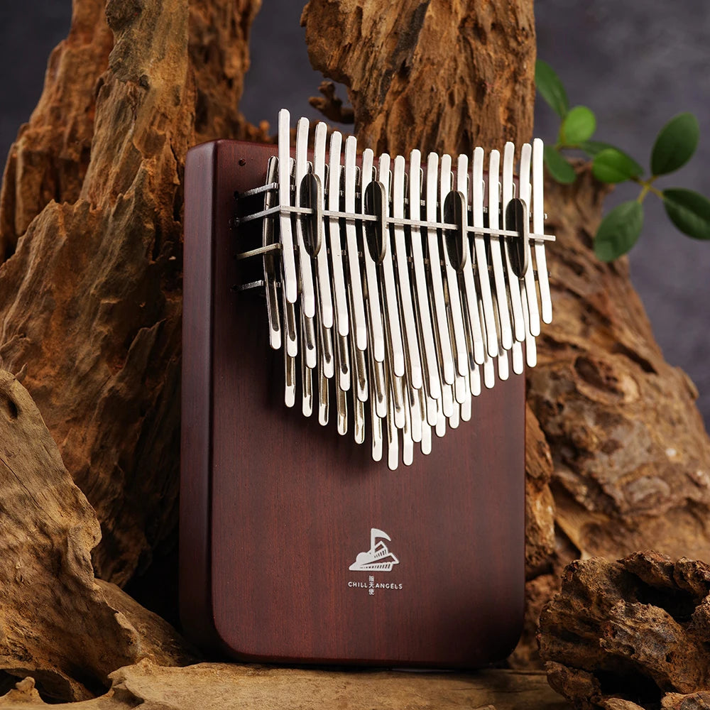 Portable 46-Key Kalimba Plate Style Ebony