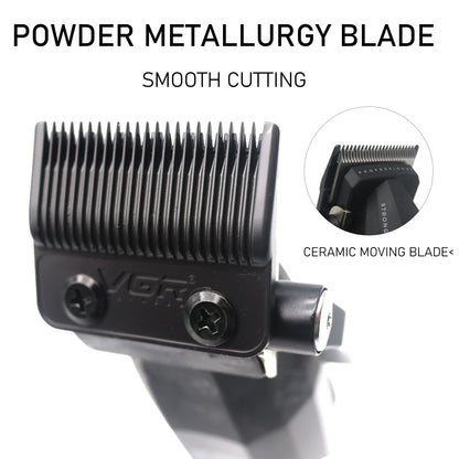 Professional Hair Clipper with Ceramic Blade and USB Charging