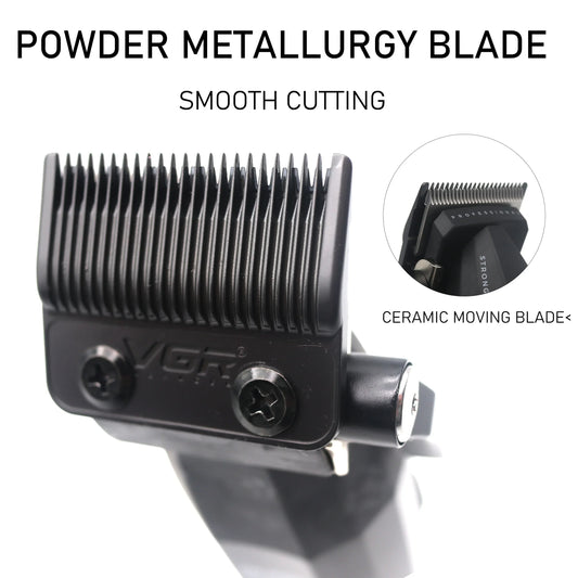 Professional Hair Clipper with Ceramic Blade and USB Charging