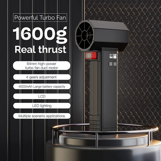 Handheld Car Air Blower 64mm Brushless 1600G Thrust