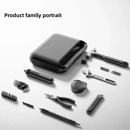 Portable Electric Screwdriver Tool Kit with Storage Case