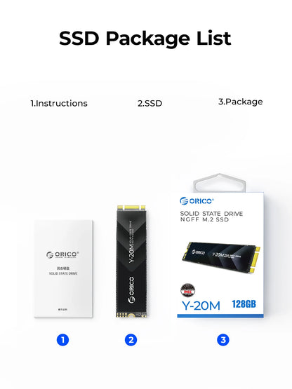 Portable 2TB M.2 NGFF SSD for Laptop Desktop
