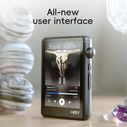 Silver Hi-Res Digital Music Player with Web Radio