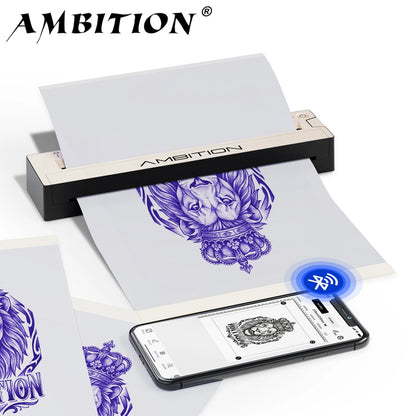 Bluetooth Wireless Tattoo Stencil Transfer Printer