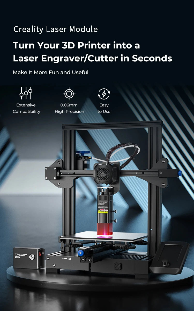10W High Precision Laser Engraving Module for 3D Printers
