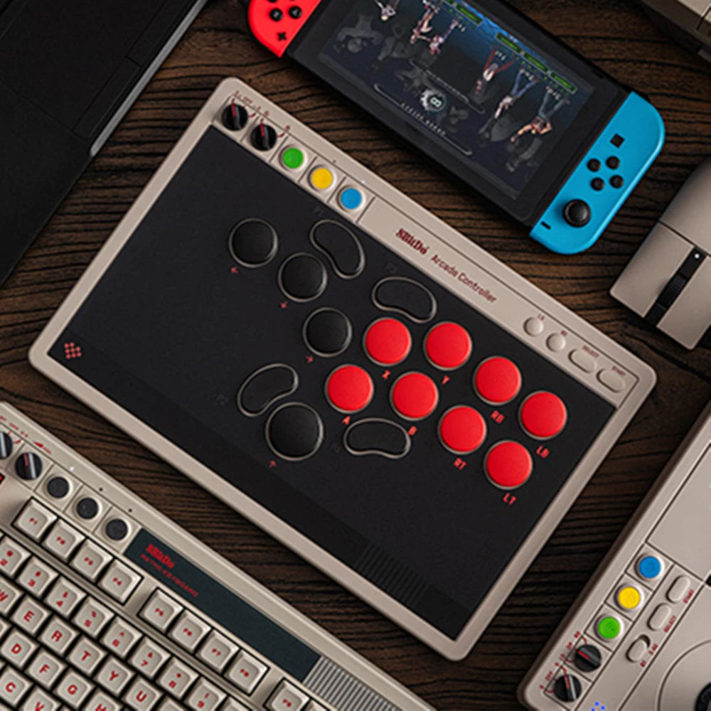 Wireless Arcade Controller Bluetooth 2.4G for Switch Windows