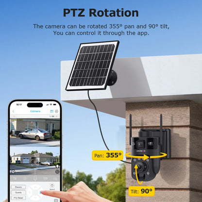 4K Dual Screen 4G CCTV Camera 32GB